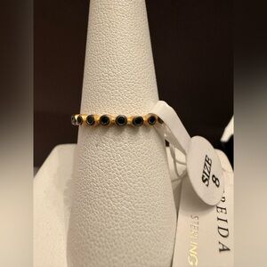 New Freida Rothman sterling silver stacking ring size 8